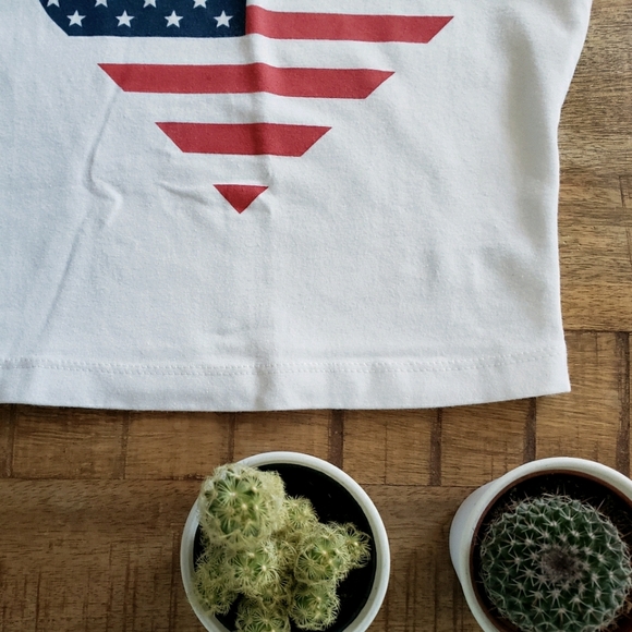 American Apparel Cropped Flag Tank 💙 - Picture 5 of 8